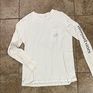 Vineyard Vines Classic White Long Sleeve Tee